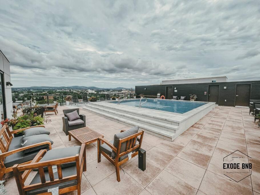 Le Rustique, Chic En Ville, Bbq/ Piscine Квебек Экстерьер фото
